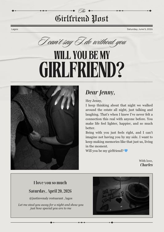 Digital letter(attachment to any of the Jars)